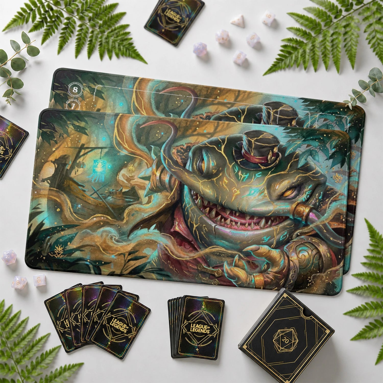 Tahm Kench Gambler Playmat - LoL Riftbound TCG Mat