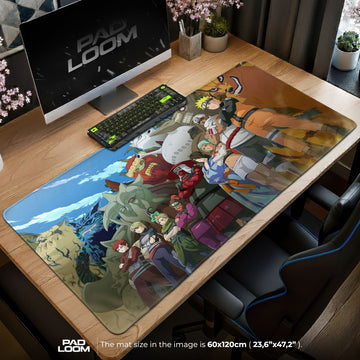 Tailed Beasts Alliance Mouse Pad - Shinobi Unity Anime Desk Mat Padloom