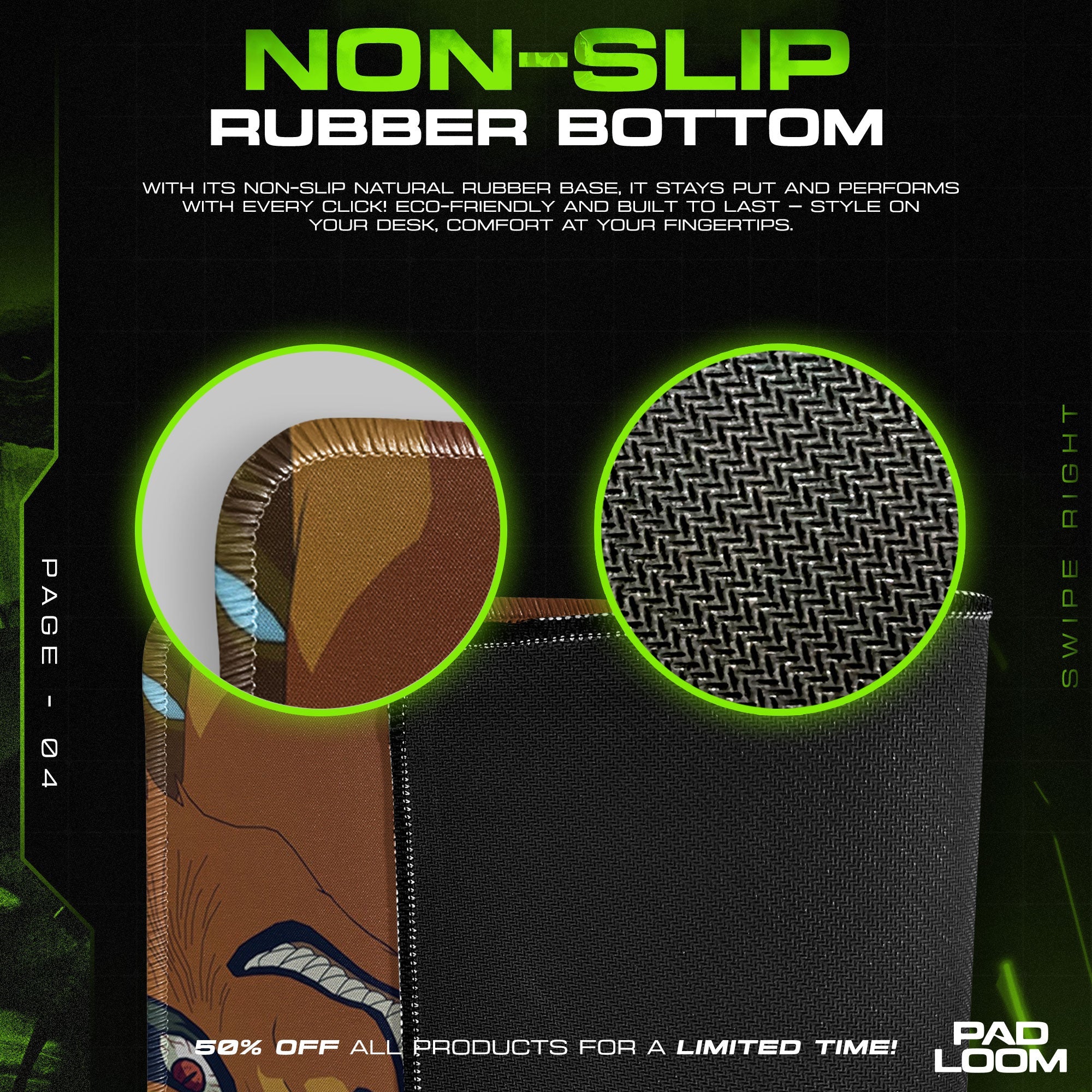 Tailed Beasts Alliance Mouse Pad - Shinobi Unity Anime Desk Mat Padloom