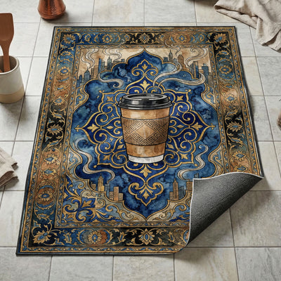 Takeaway Coffee Rug — Urban Kitchen Floor Mat