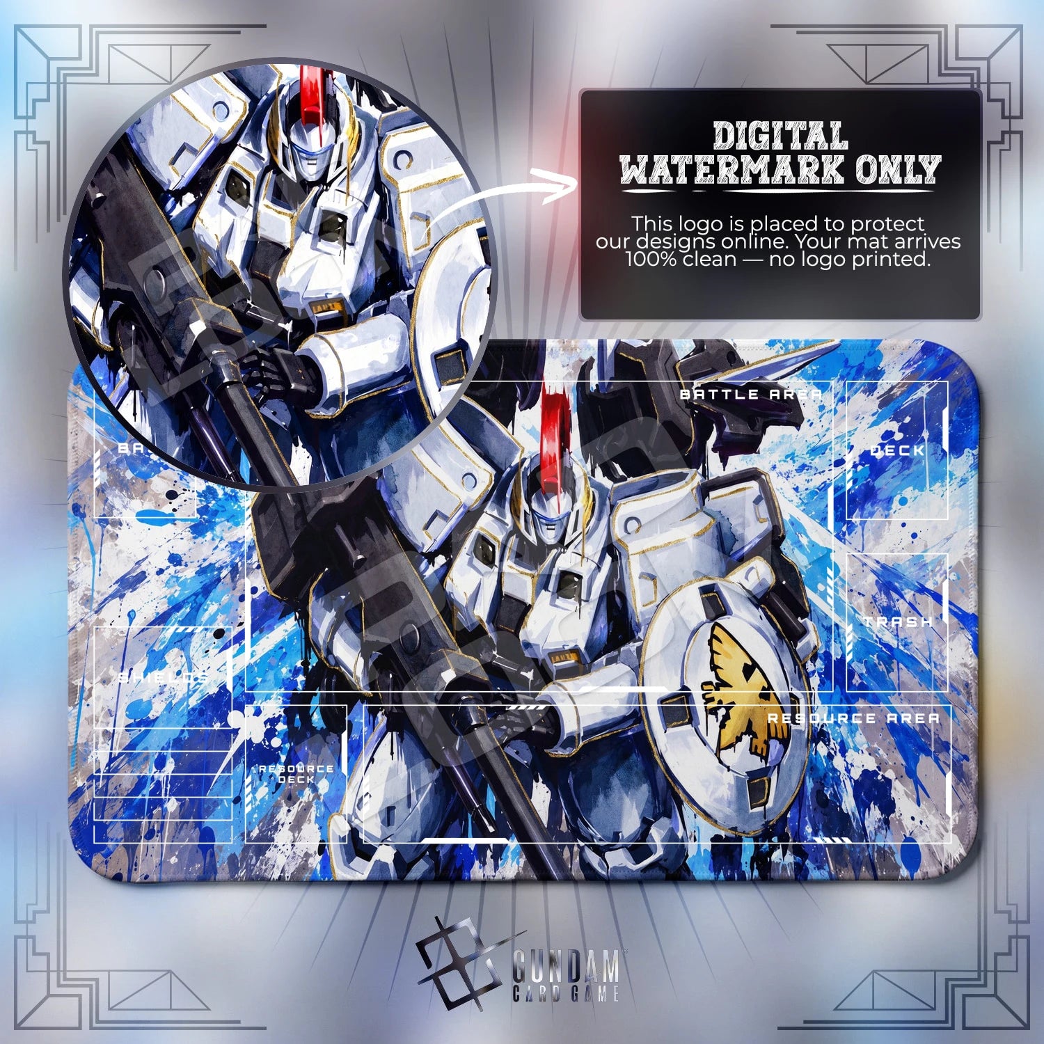 Tallgeese Eagle Playmat - Gundam TCG Card Game Mat