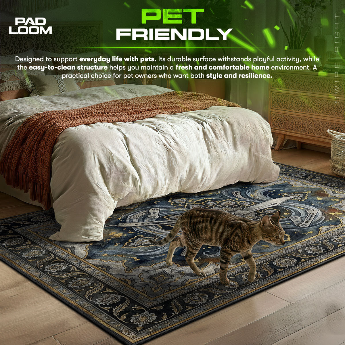 Talon Knife Fade Rug - CS2 Chair Mat