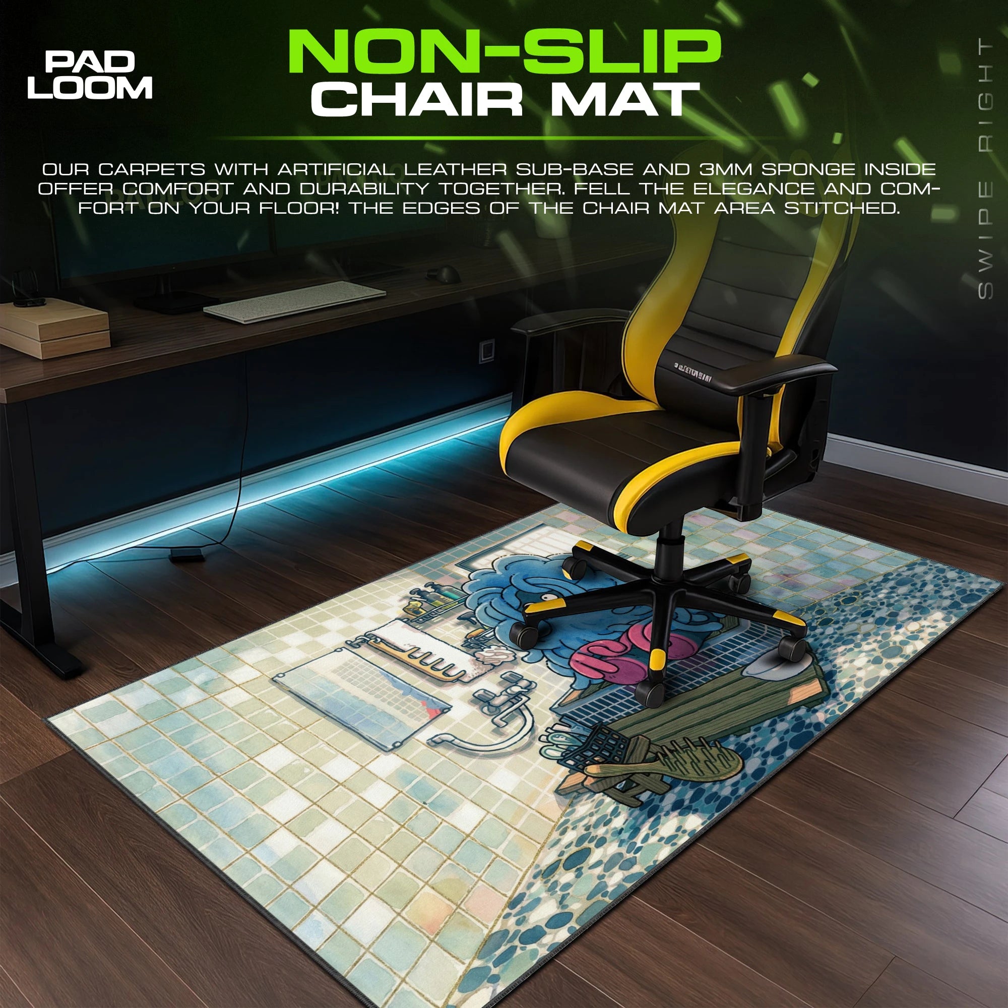 Tangela Bath Time Mouse Pad - Pokemon Desk Mat
