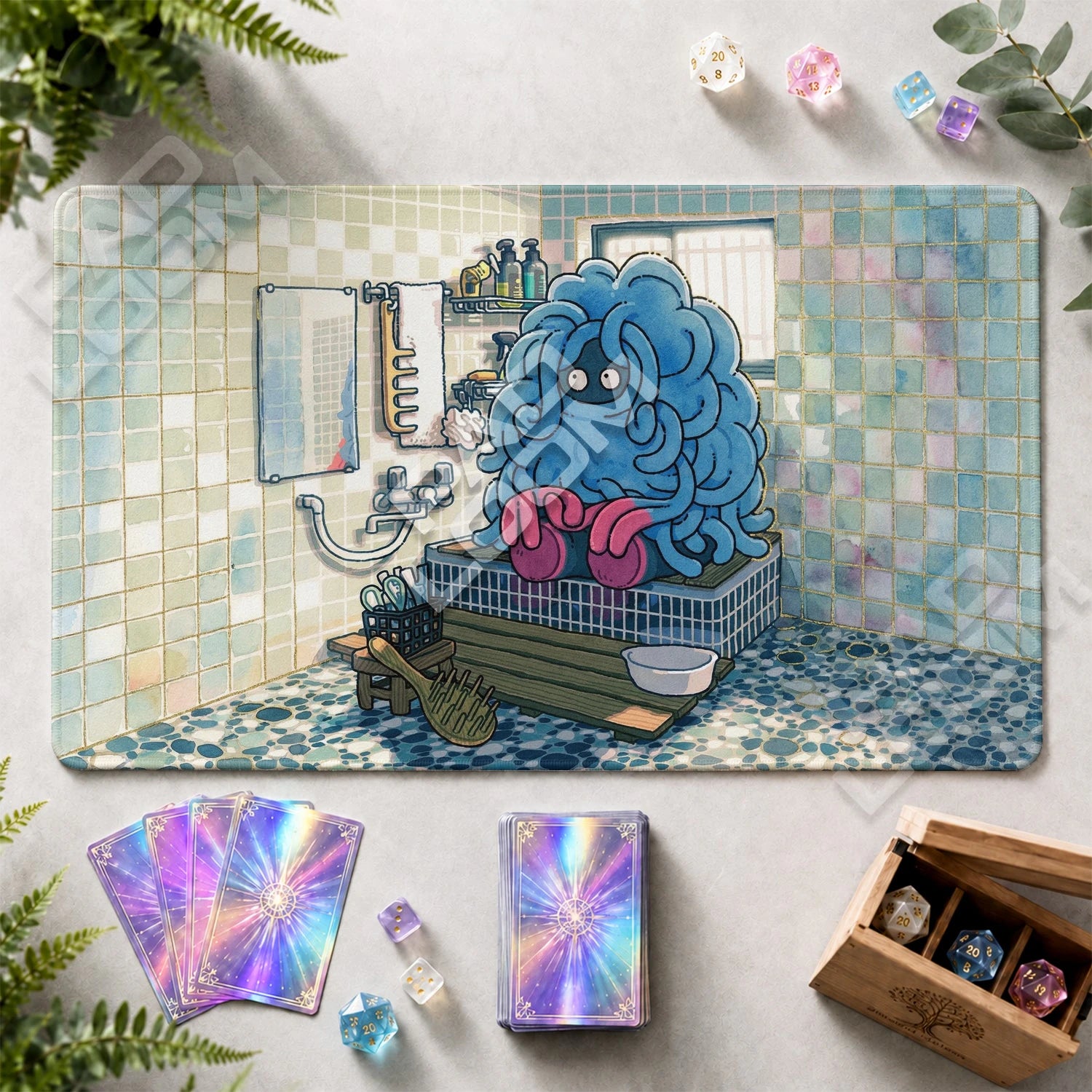 Tangrowth Bath Playmat - Pokemon TCG Mat