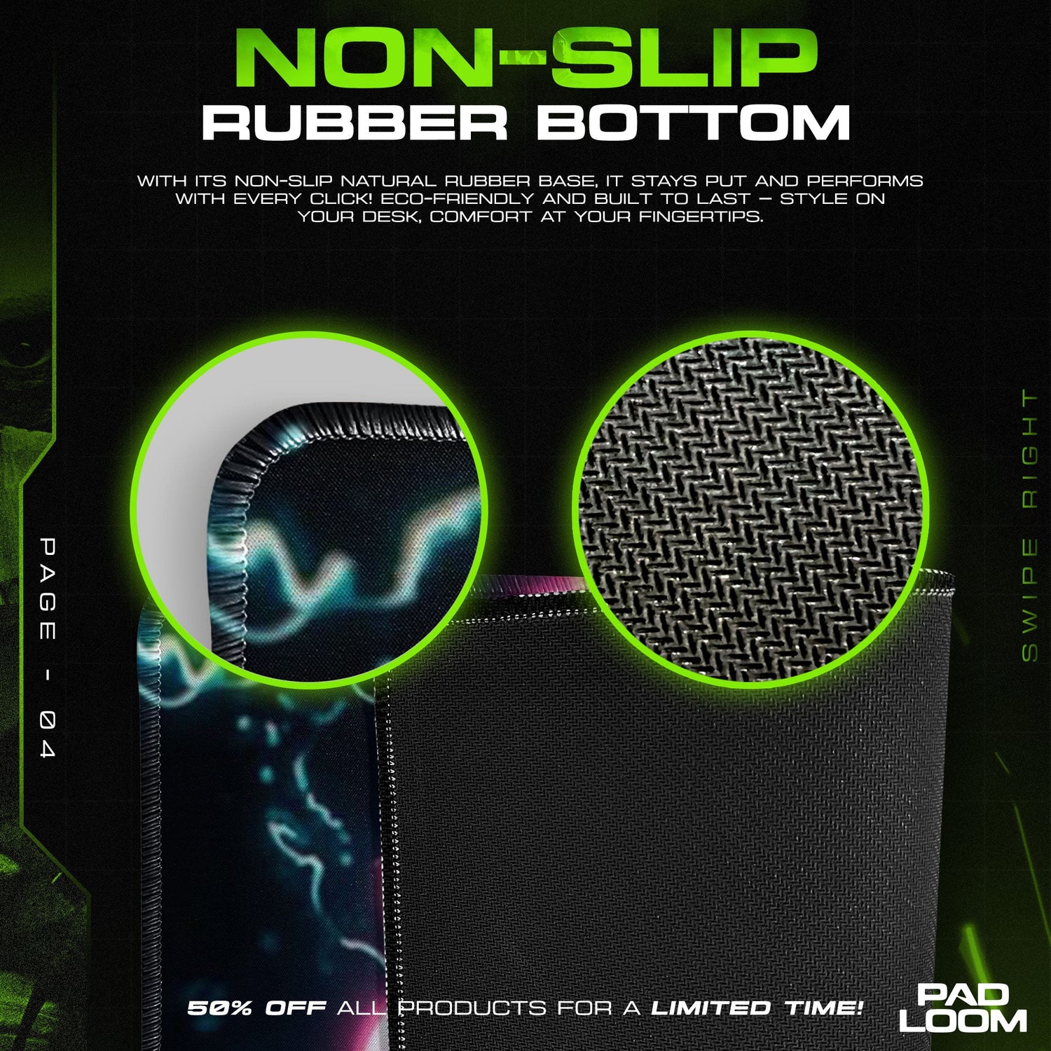 Tanjiro Kamado Mouse Pad - Forest Pursuit Anime Desk Mat Padloom