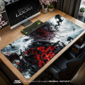 Tanjiro Kamado Mouse Pad - Water Fury Anime Desk Mat Padloom