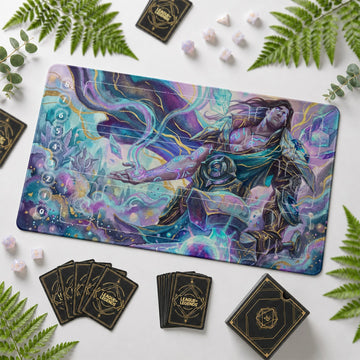 Taric Gemstone Playmat - LoL Riftbound TCG Mat