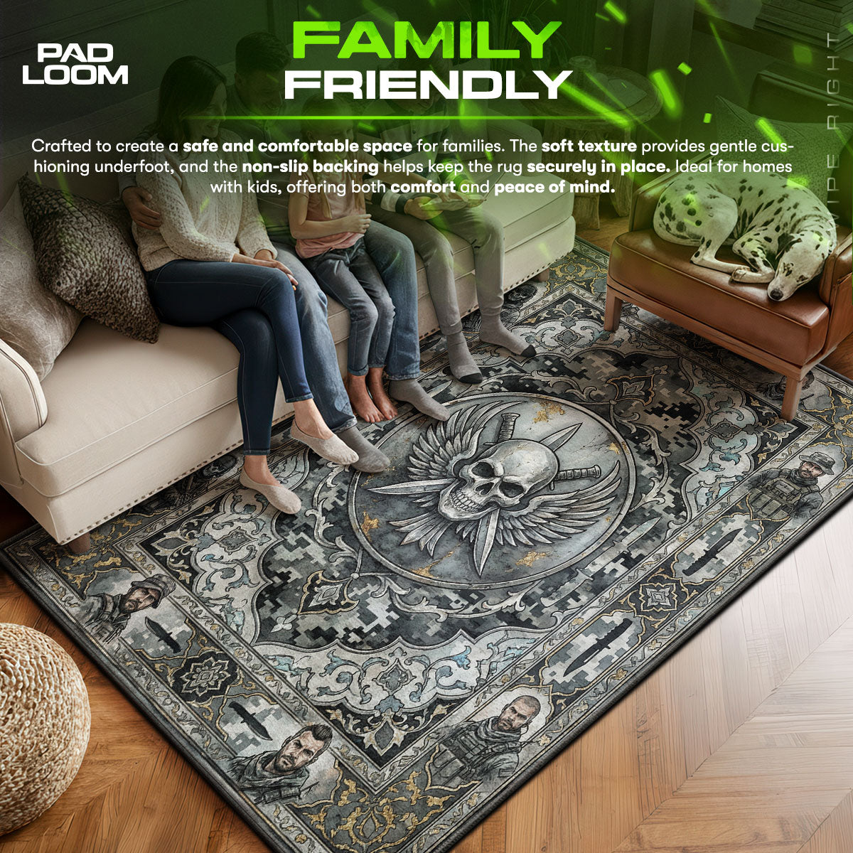 Task Force 141 Trupp Tarnteppich - Call of Duty Stuhlunterlage