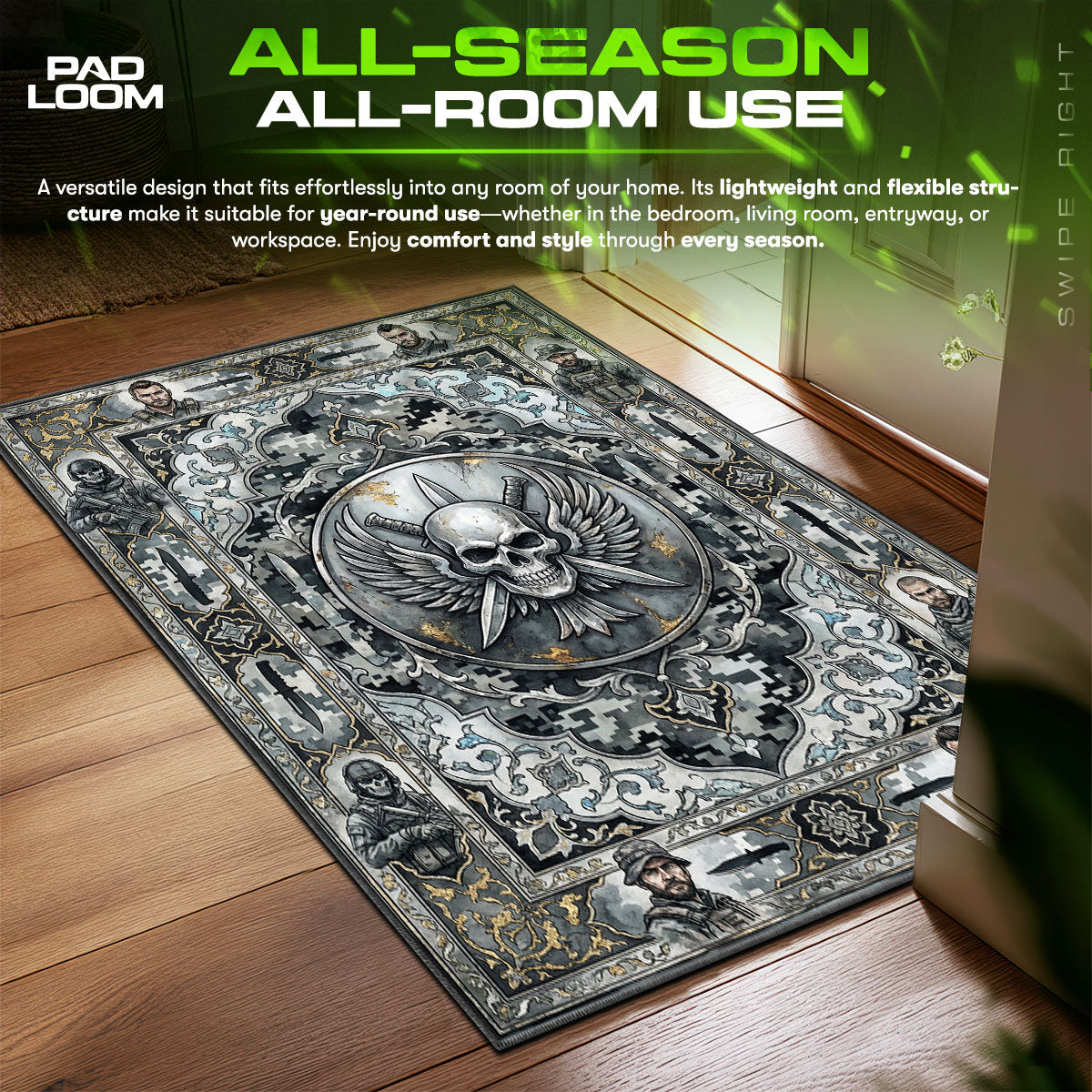 Task Force 141 Trupp Tarnteppich - Call of Duty Stuhlunterlage