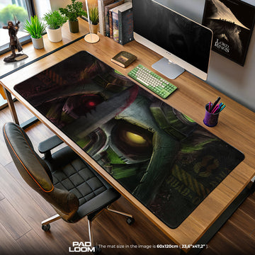Teemo Slayer Mask Mouse Pad, League of Legends Gaming Desk Mat