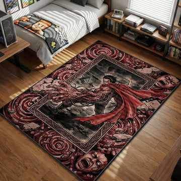 Dynamic Product Title Tetsuo Mutation Chaos Rug - Akira Chair Mat