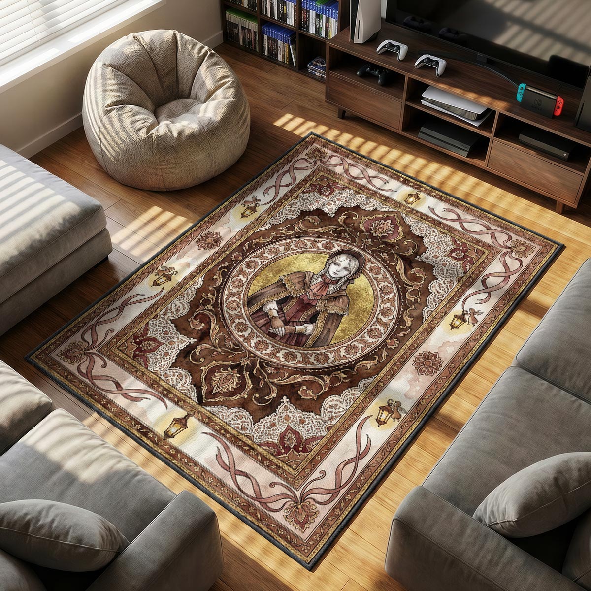 Der Puppe Serene Teppich - Bloodborne Stuhlmatte