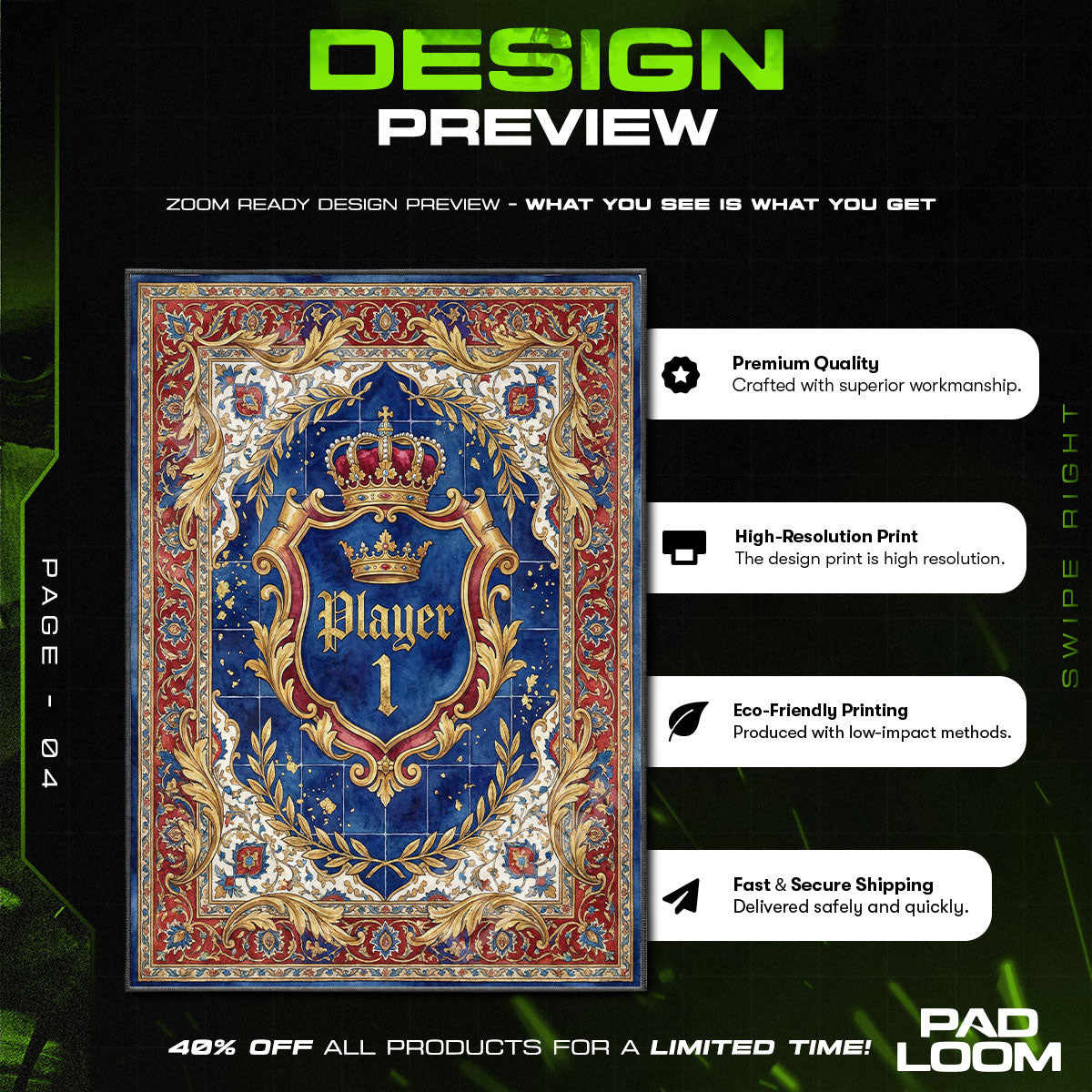 Dungeon RPG Dark Area rug — main product view