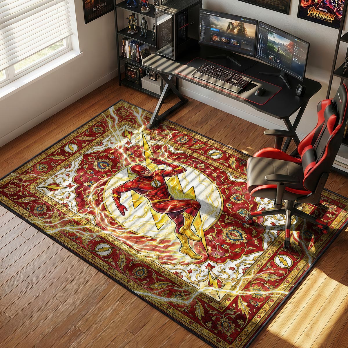 Flash Speed Force DC Comics Room rug — main product view