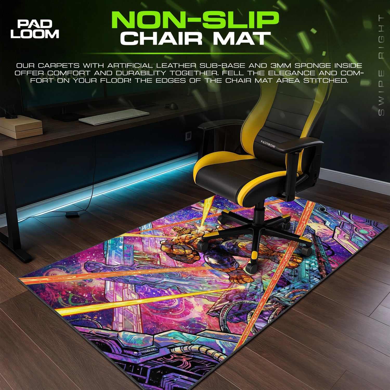 The Thing Cosmic Clobber Mouse Pad - Fantastic Four Mat