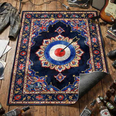 The Who Mod Target Rug — British Rock Area Rug