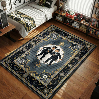 Thomson & Thompson Mystery Rug - Tintin Room Mat