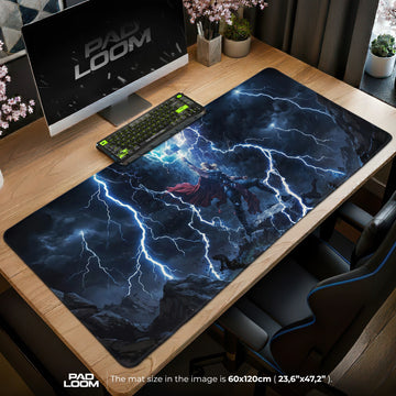 Thor Lightning Call Mouse Pad - Marvel Desk Mat