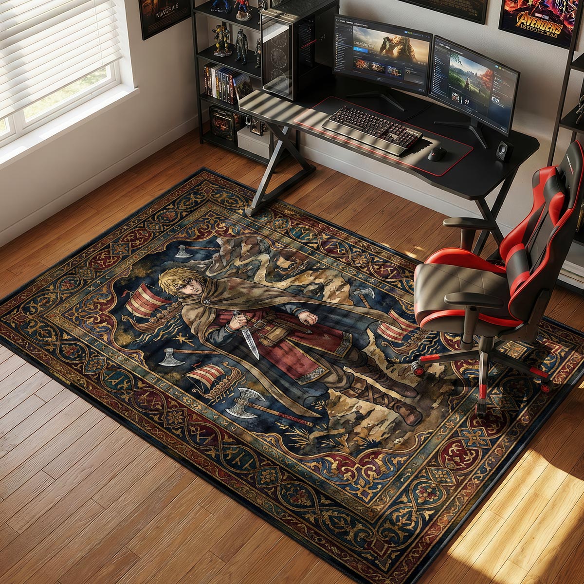 Thorfinn Journey Rug - Vinland Saga Chair Mat
