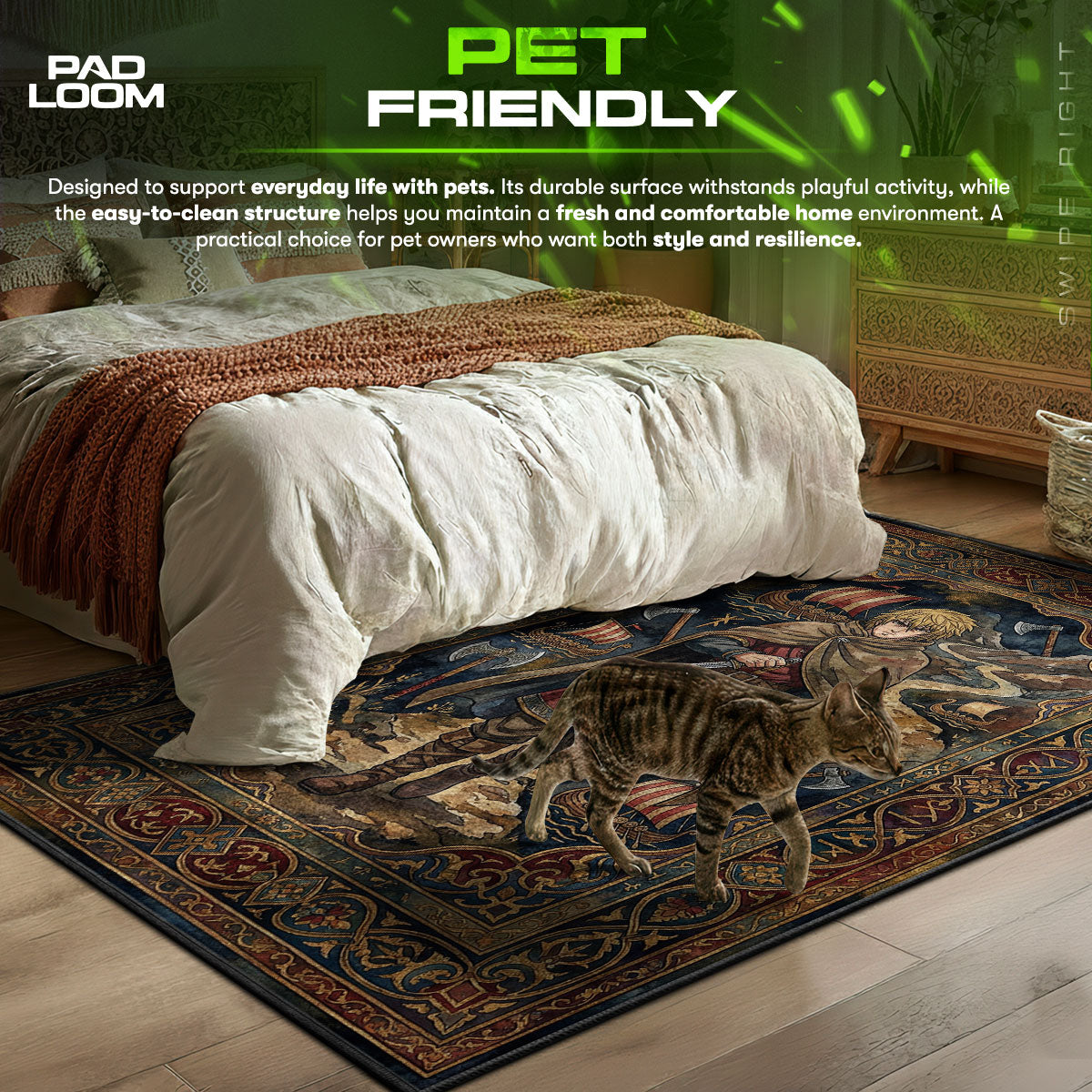 Thorfinn Journey Rug - Vinland Saga Chair Mat