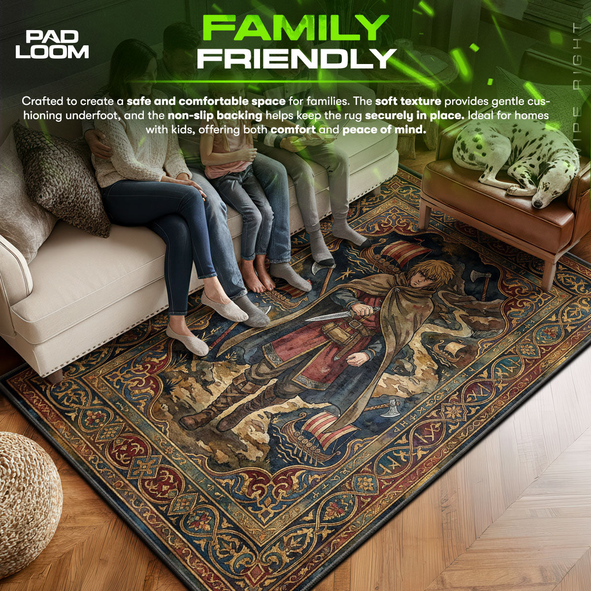 Thorfinn Journey Rug - Vinland Saga Chair Mat