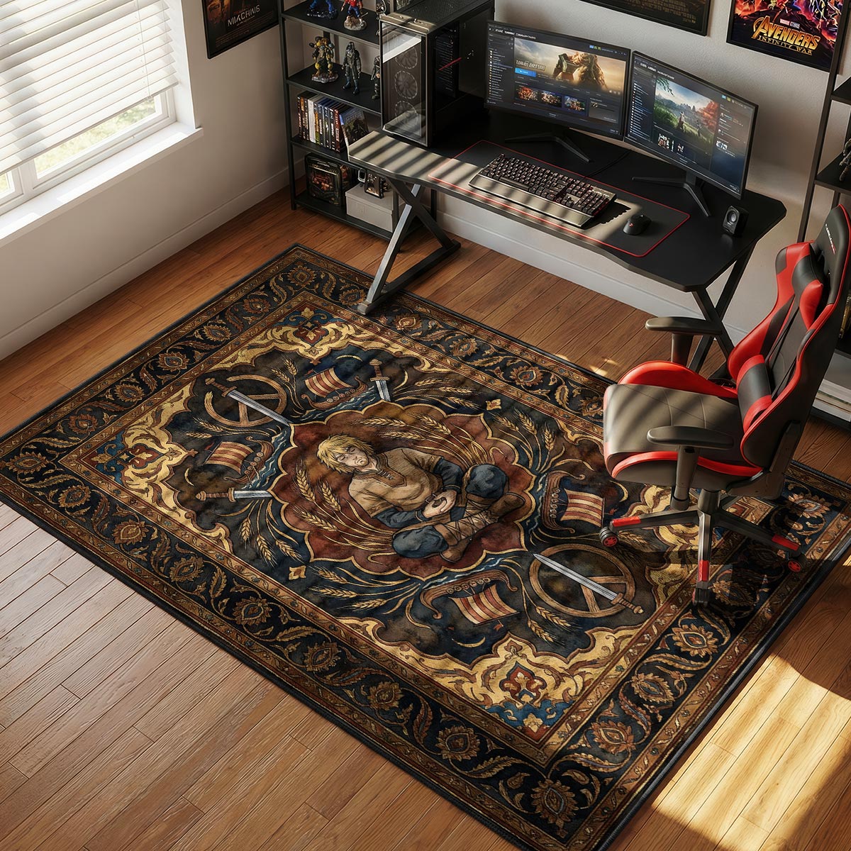 Askeladd Strategischer Teppich - Vinland Saga Stuhlmatte