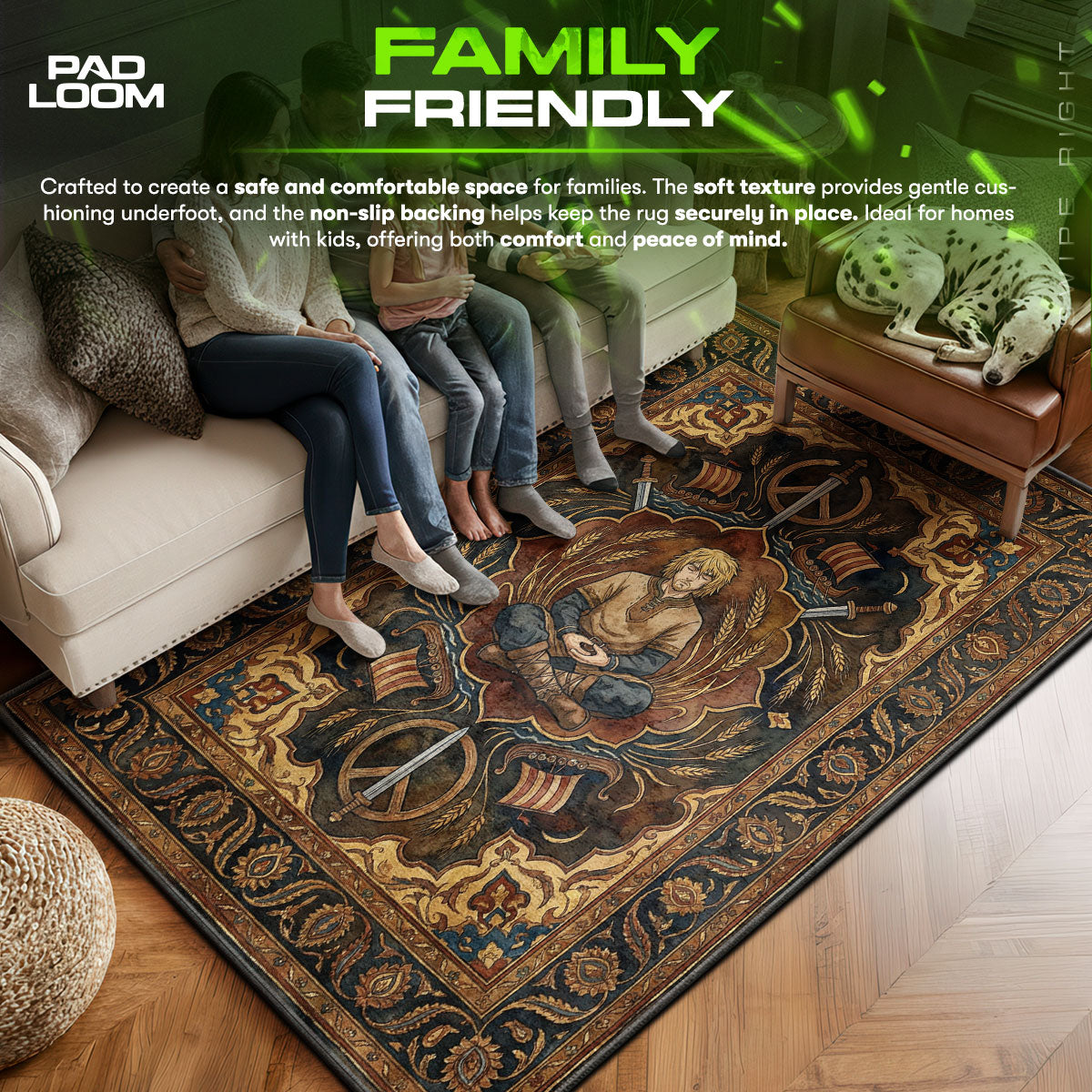 Askeladd Strategischer Teppich - Vinland Saga Stuhlmatte