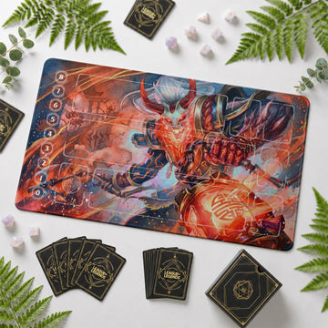 Thresh Bloodmoon Playmat - LoL Riftbound Mat