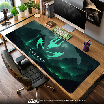 Thresh Chain Warden Mouse Pad, League of Legends Gaming Desk Mat