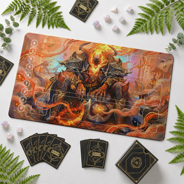 Thresh Ember Playmat - LoL Riftbound TCG Mat