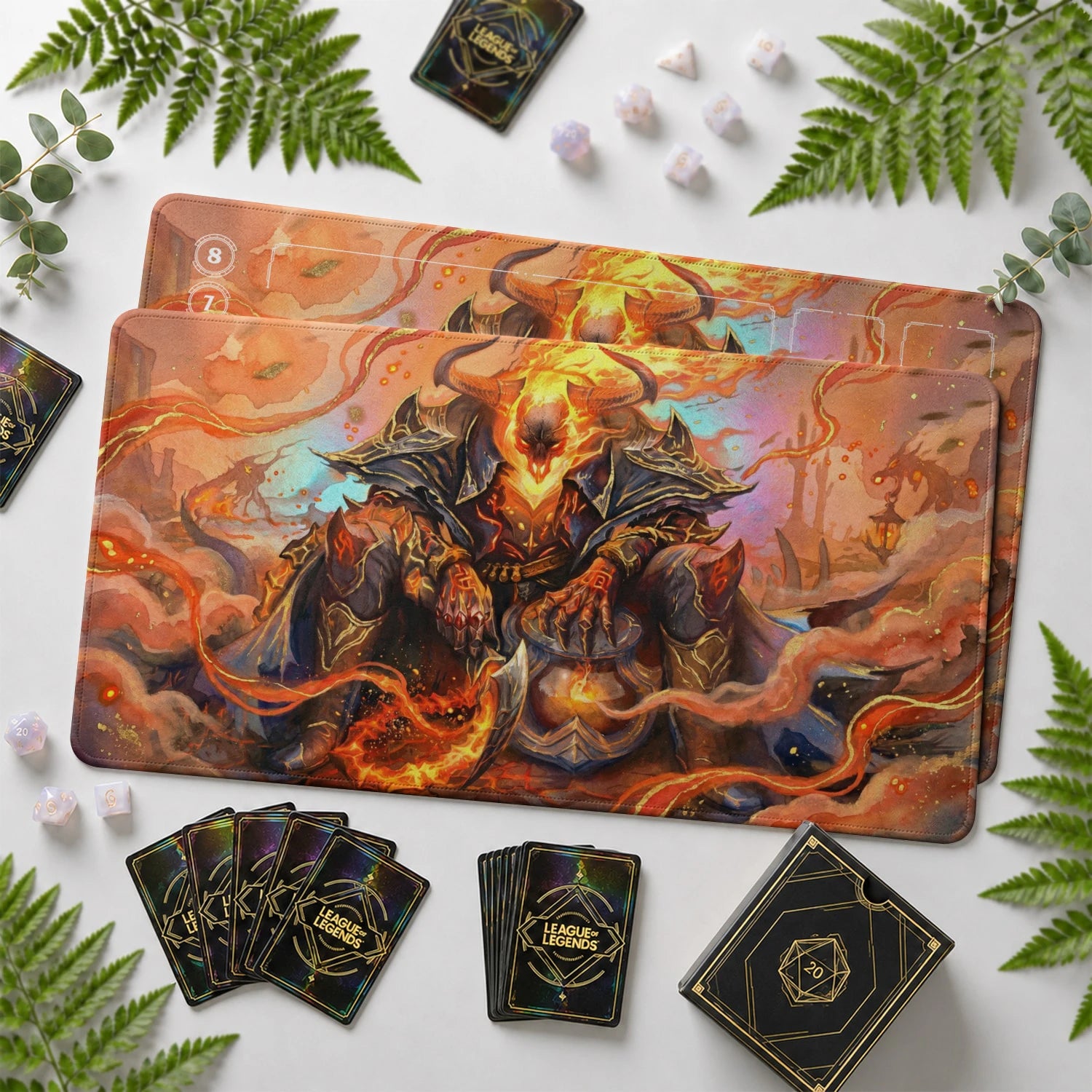 Thresh Ember Playmat - LoL Riftbound TCG Mat