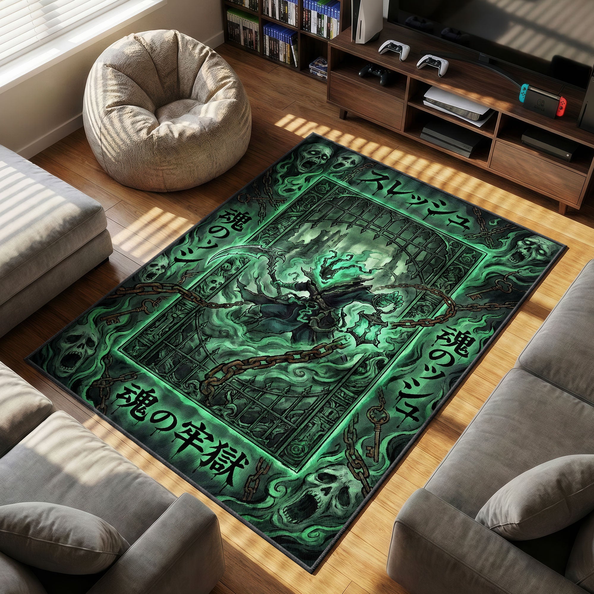 Thresh Seelenwächter Teppich - League of Legends Stuhlunterlage