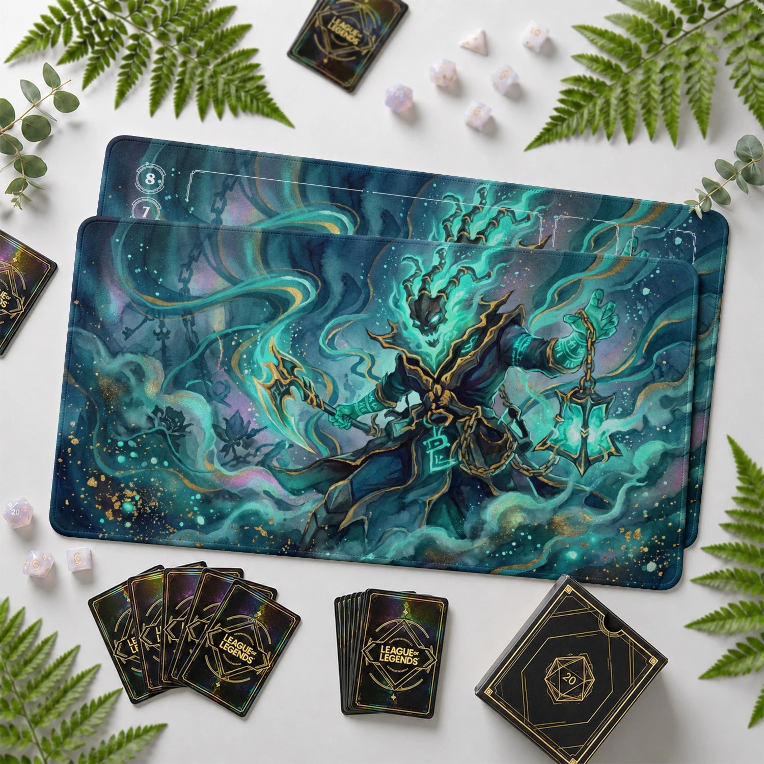 Thresh Spectral Playmat - LoL Riftbound TCG Mat