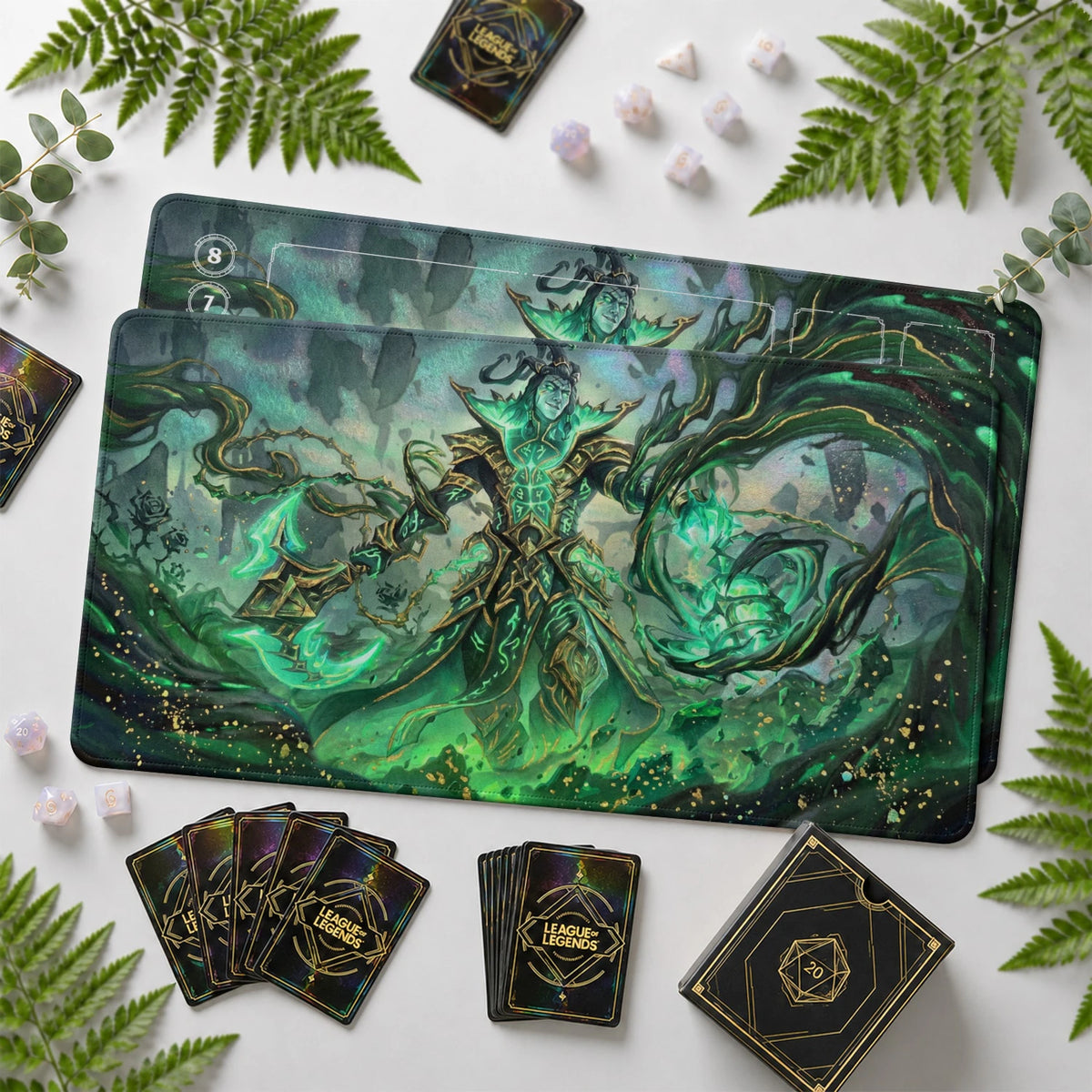 Thresh Verdant Playmat - LoL Riftbound TCG Mat – Padloom