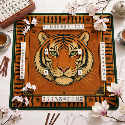 Tiger Mahjong-Matte - Mah-Jongg Tischmatte