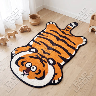 Tiger Rug - Shaped Kids Room Area Rug