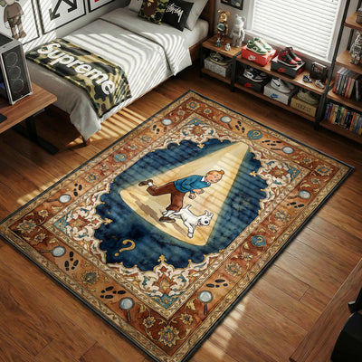 Tintin Spotlight Rug - Adventures of Tintin Mat