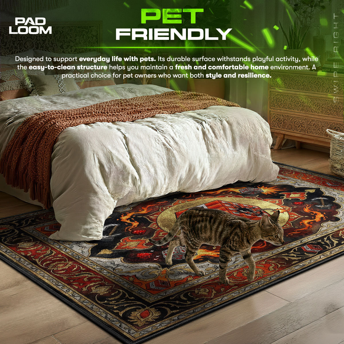 TNT Explosive Rug - Minecraft Chair Mat