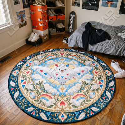 Togekiss Soaring Round Rug - Pokemon Chair Mat