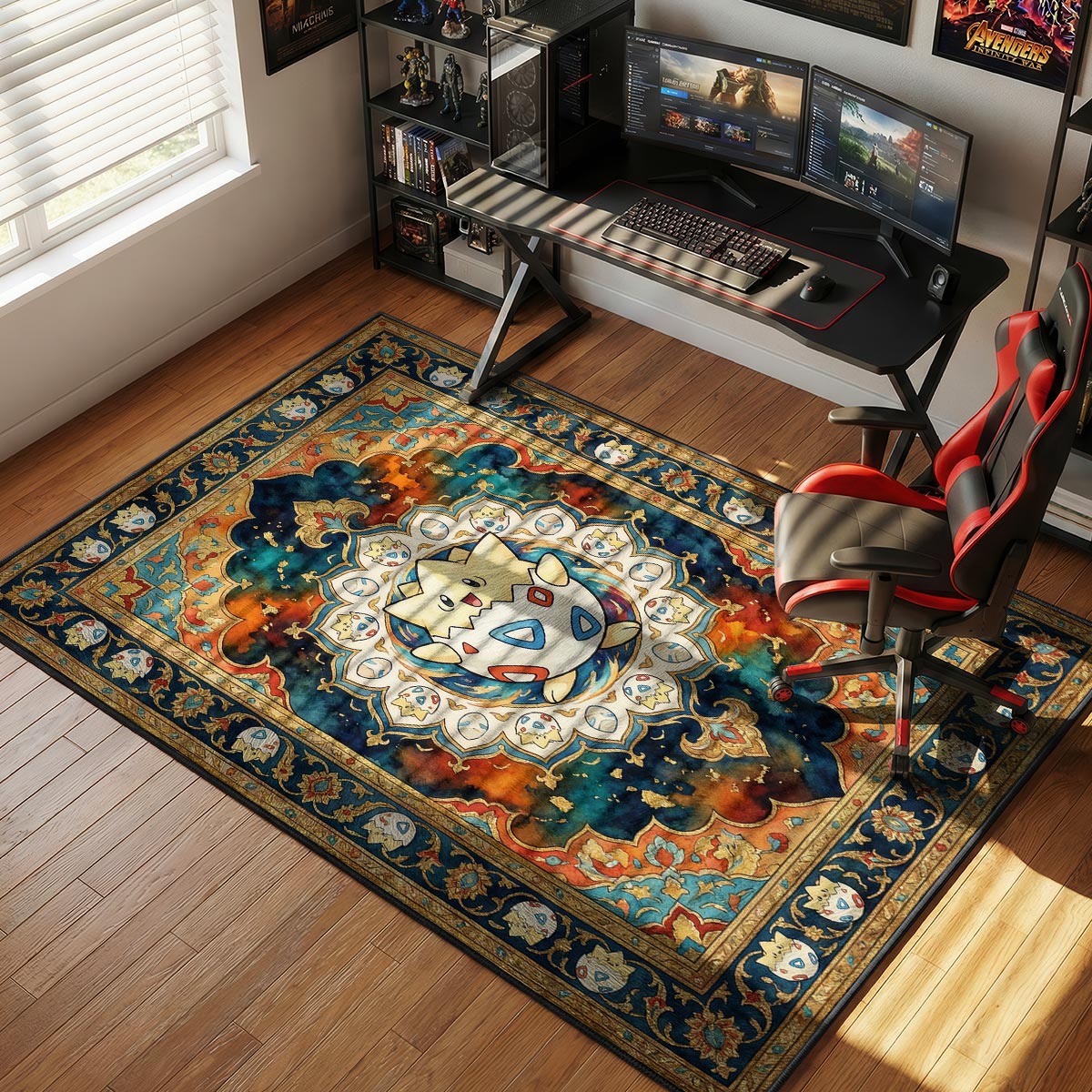 Togepi Joyful Shell Chair rug — main product view