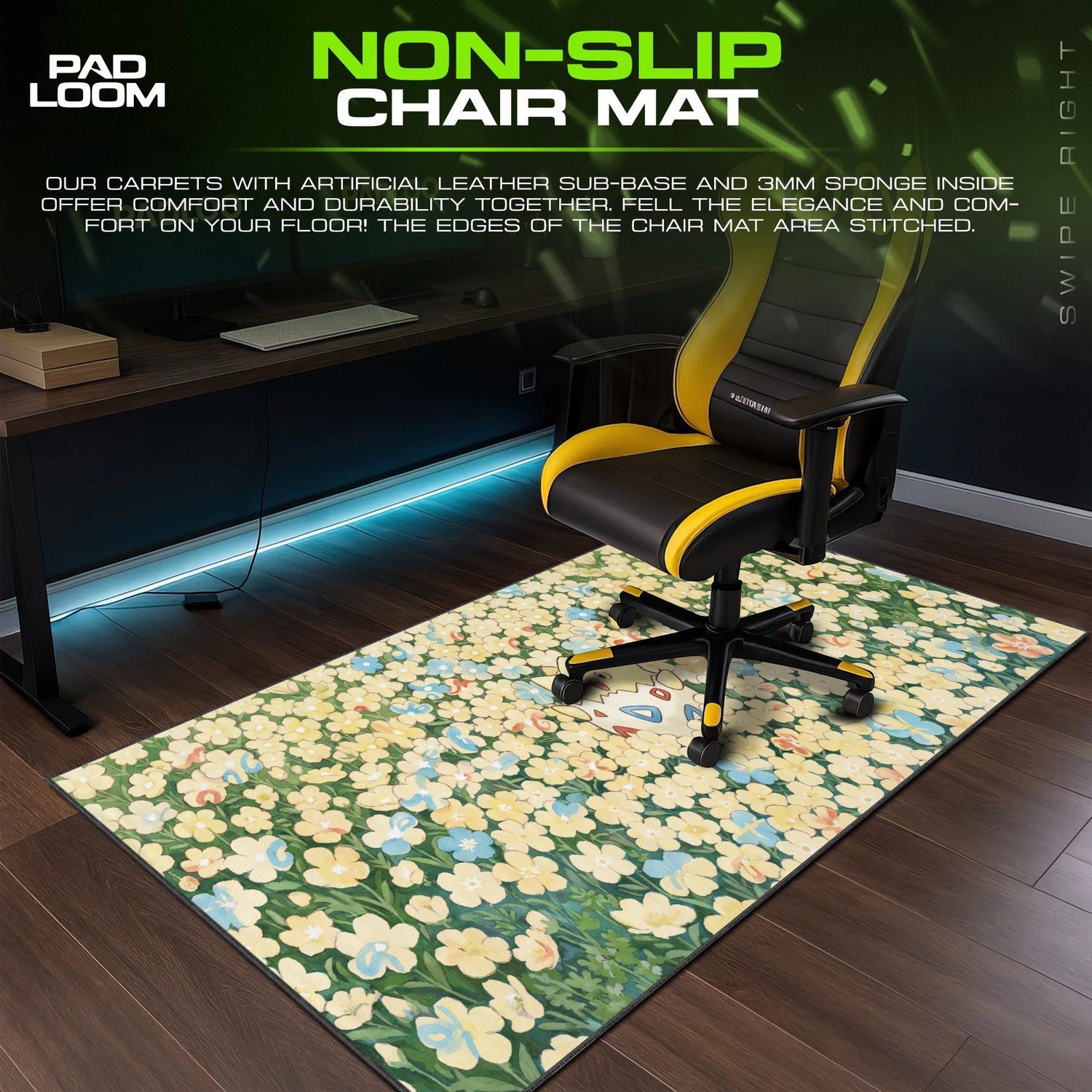 Togepi Primrose Meadow Mouse Pad - Pokémon Desk Mat