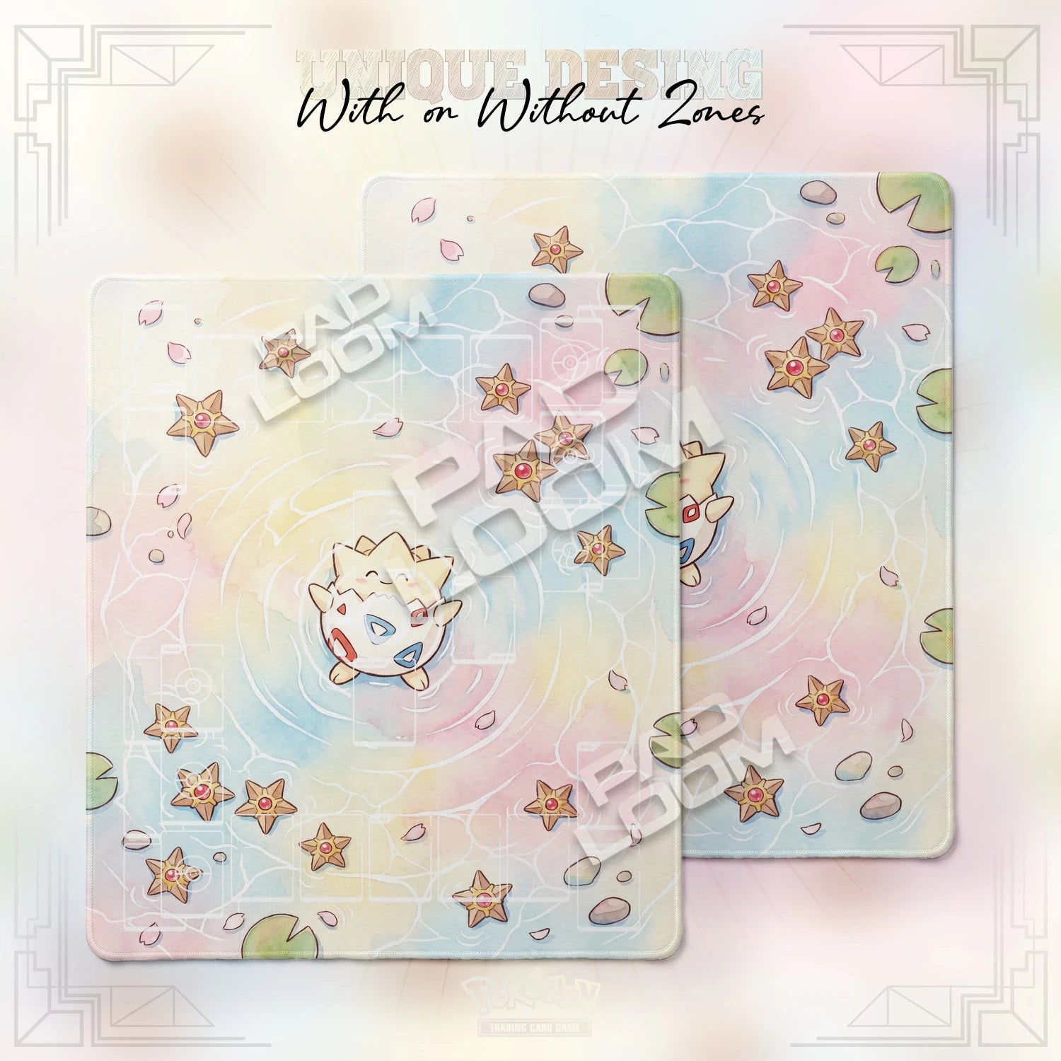 Togepi Starlight Playmat - 2 Player Pokemon TCG Mat