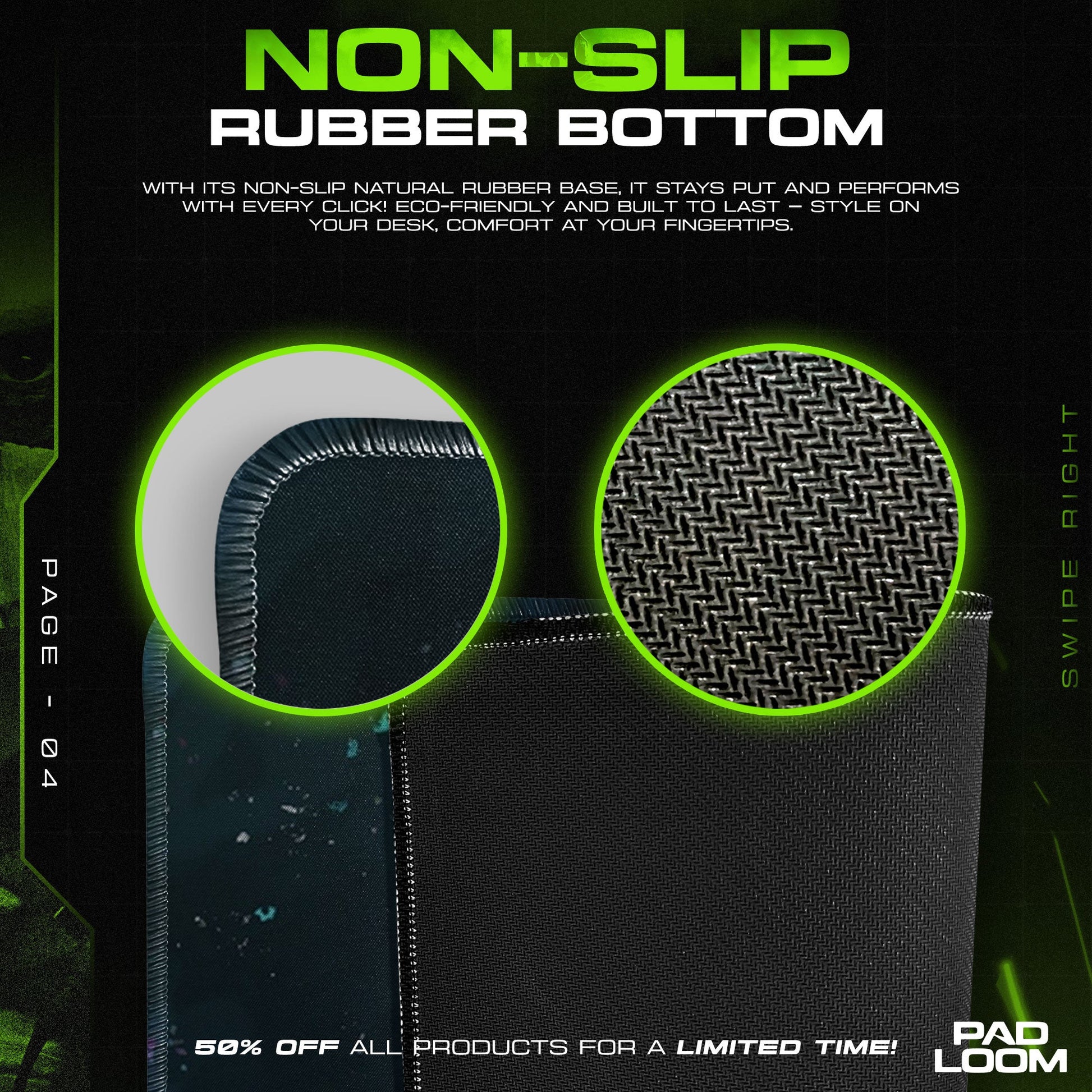 Tokyo Ghoul Mouse Pad - Dark Awakening Anime Desk Mat Padloom