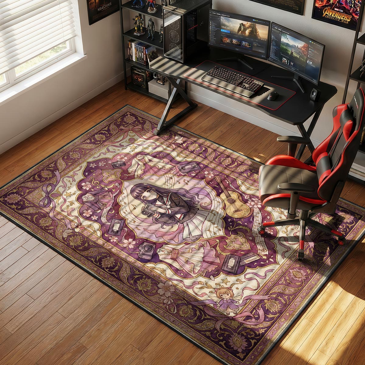 Tomoyo Director Cardcaptor Sakura Chair rug — main product view