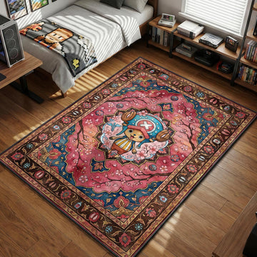 Tony Tony Chopper Sakura One Piece Chair rug — main product view