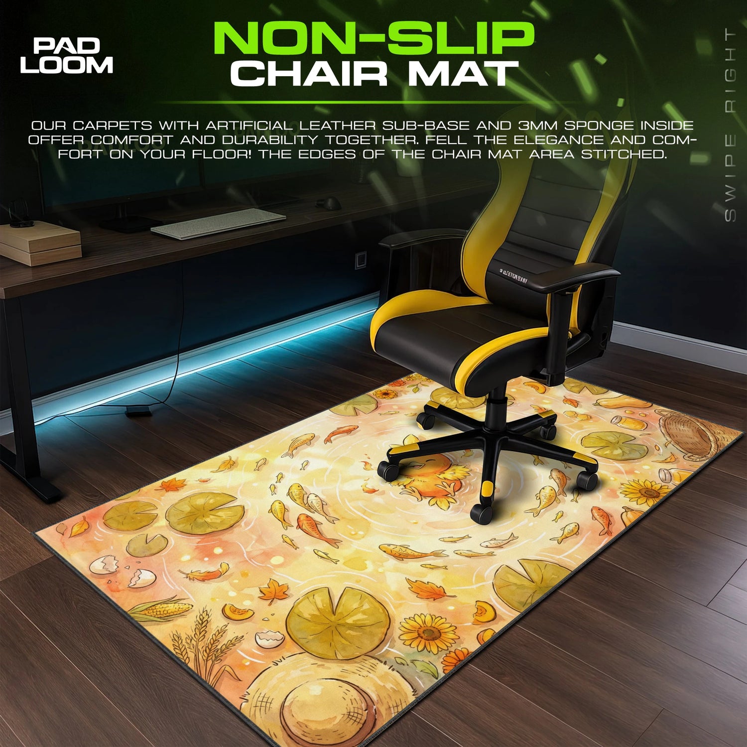 Torchic Harvest Pond Mouse Pad - Pokemon Desk Mat