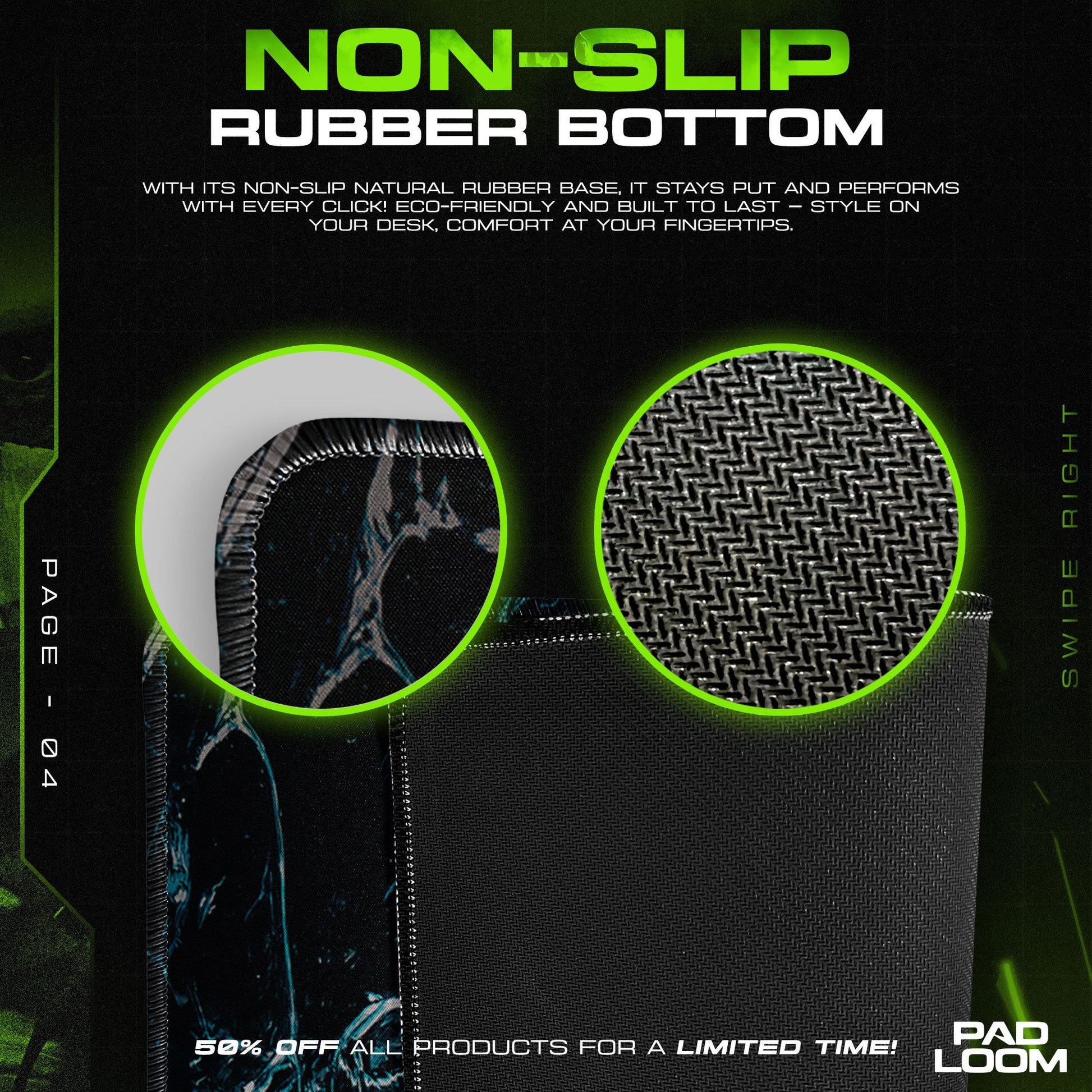 Toshiro Hitsugaya Mouse Pad - Ice Dragon Anime Desk Mat Padloom