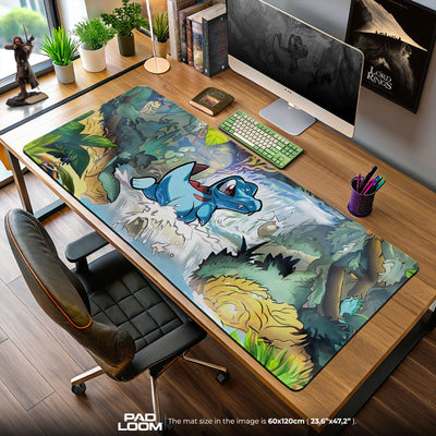 Totodile Falls Mauspad, Johto Jungle Gaming Schreibtischmatte