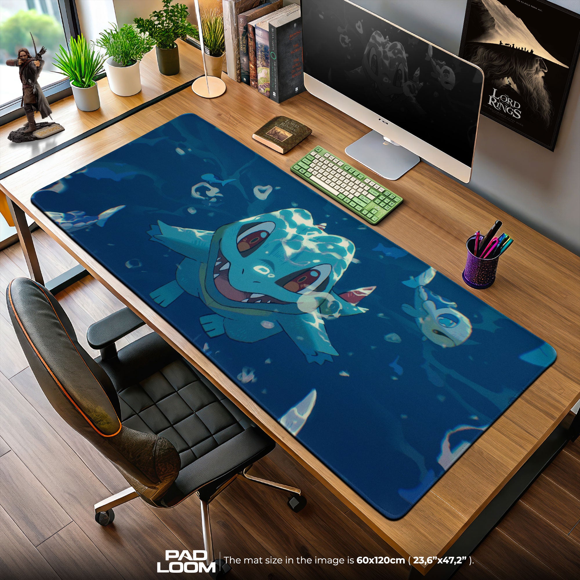 Totodile Splash Joy Mouse Pad, Pokemon Game Desk Mat