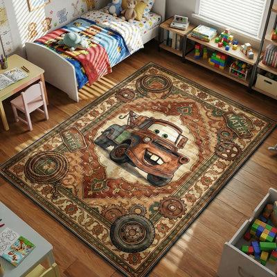 Tow Mater Rug — Cars Movie Kids Bedroom Rug